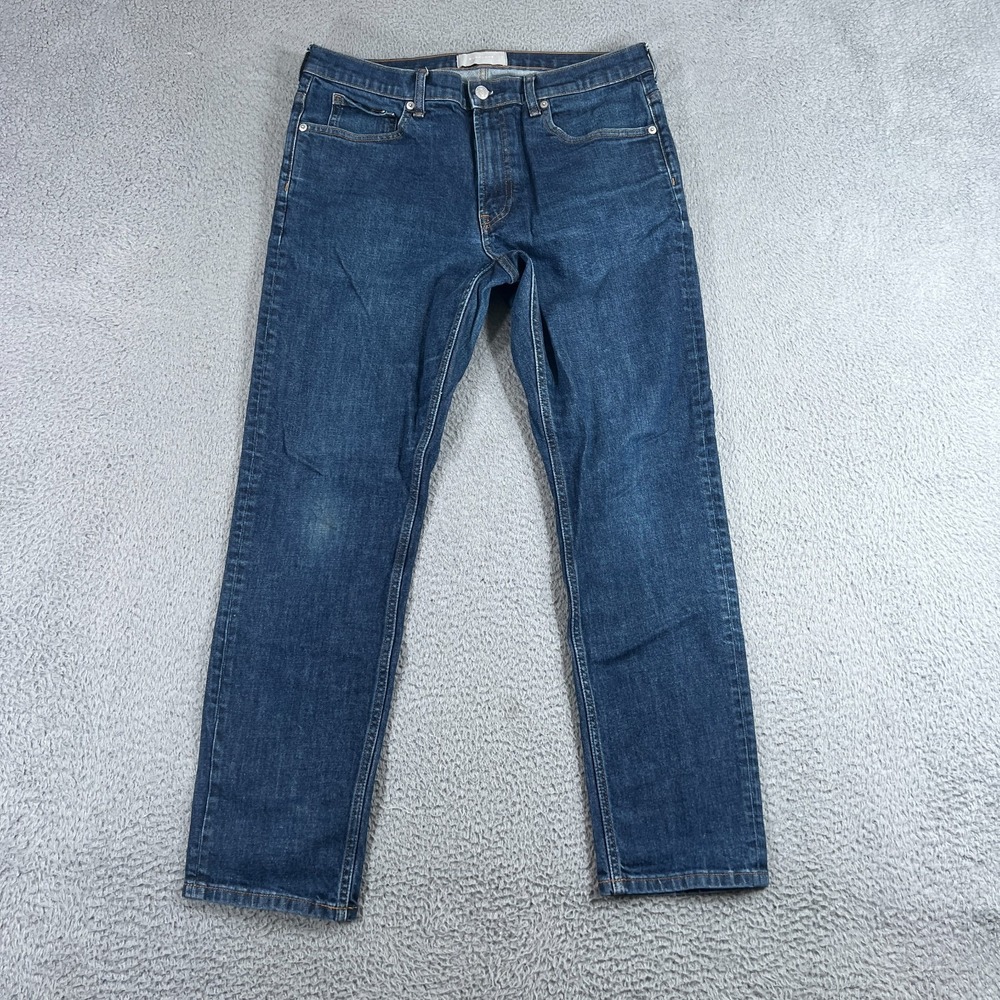 Everlane Jeans Men's 34x30 Blue The Slim Fit Straight Leg